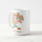 Cute Sagittarius Kind Koffiemok (Voorkant links)