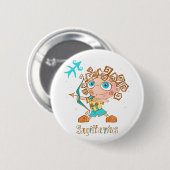 Cute Sagittarius Kind Ronde Button 5,7 Cm (Voorkant /achterkant)