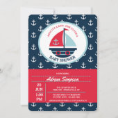 Cute Sailboat Invitation (Devant)