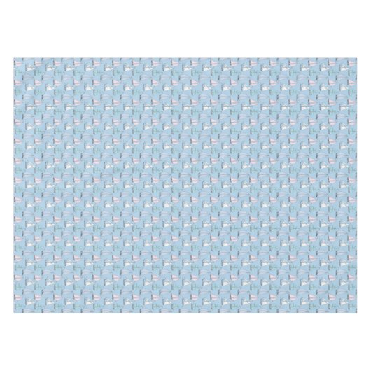 Cute Sailboat Pattern 1 2 Tafelkleed (Voorkant (Horizontaal))