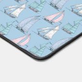 Cute Sailboat Pattern Bureaumat (Hoek)