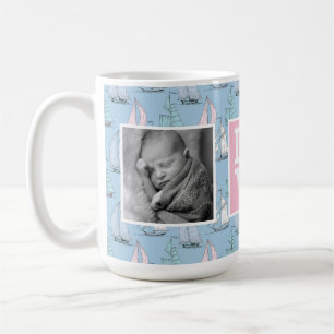 Cute Sailboat Pattern HOUD met foto's Koffiemok