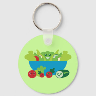 Cute Salad Sleutelhanger
