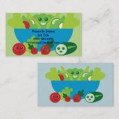 Cute Salad Visitekaartje (Voorkant / Achterkant)
