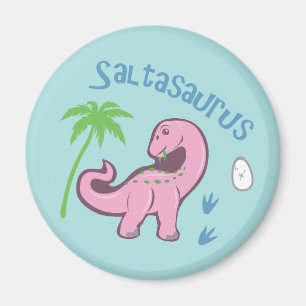 Cute Saltasaurus Magneet