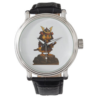 Cute Samurai Duck Watch Horloge