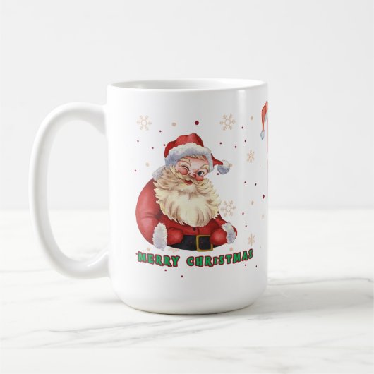 Cute Santa 15 oz Mug (Gauche)