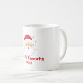 Cute Santa Christmas Mug for Kids (Devant droit)