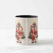 Cute Santa Christmas Travel Mug For Cozy Winter (Centre)