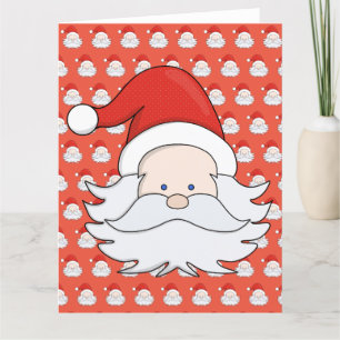 Cute Santa Claus Bedankkaart