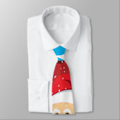 Cute Santa Claus cravate personnalisée (Attaché)