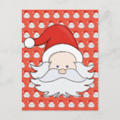 Cute Santa Claus Feestdagenkaart (Voorkant)