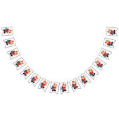 Cute Santa Claus kerstman Kris Kringle Vlaggetjes (Alle)