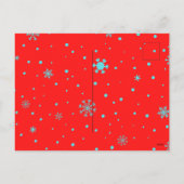 Cute Santa Claus-kerstrood Briefkaart (Achterkant)