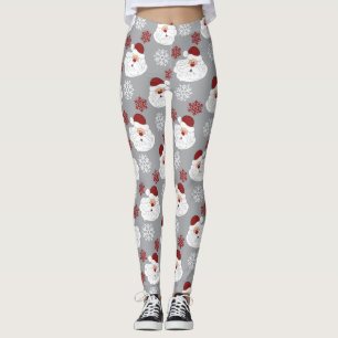 Cute Santa Claus Leggings de vacances
