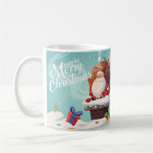 Cute Santa Claus Merry Christmas Mug | Festive Hol (Gauche)