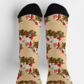 Cute  Santa Claus patroon Sokken (Top)