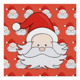Cute Santa Claus Perfect Poster