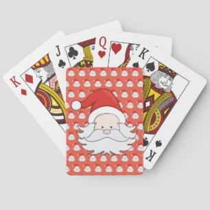 Cute Santa Claus Pokerkaarten