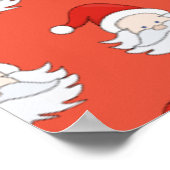 Cute Santa Claus Poster (Hoek)