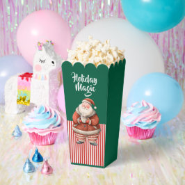 Cute Santa Claus with Hot Cocoa Bedankdoosjes