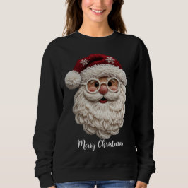Cute Santa Face Shirt Adorable Christmas Holiday 