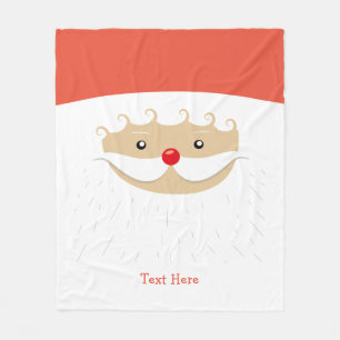 Cute Santa Fleece Deken
