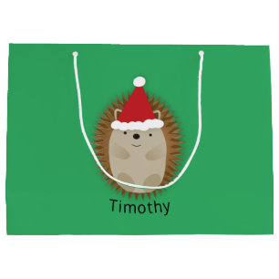 Cute Santa Hedgel Groot Cadeauzakje