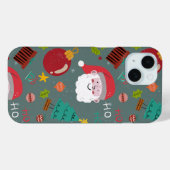 Cute Santa Holiday Phone Case (Achterkant (horizontaal))