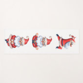 Cute Santa in Meditation Yogamat (Voorkant (horizontaal))