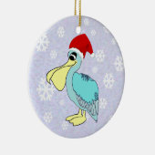 Cute Santa Pelican Ornament (Rechts)