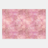 Cute Santa roze Inpakpapier Vel (Voorkant 2)