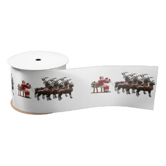 Cute Santa Silk Ribbon Lint