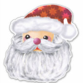 Cute Santa Sticker (Voorkant)