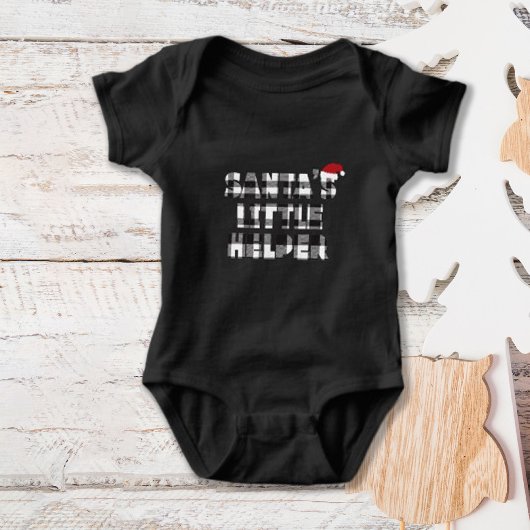 Cute Santa's Little Helper One-piece Romper
