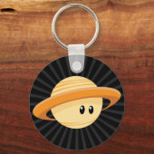 Cute Saturn Planet Sleutelhanger (Voorkant)