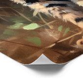 Cute Savannah Art Chat Imprimer Poster (Coin)