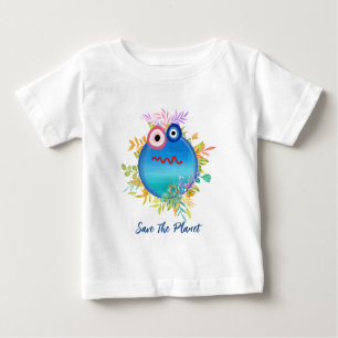 Cute Save the Planet Baby T-Shirt