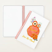 Cute Save The Planet Collectie Spiraal Notebook Notitieboek (Binnen)