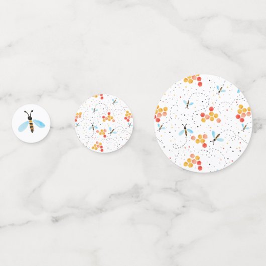 Cute Scandi Bee Confetti (Devant)
