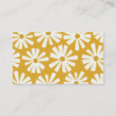 Cute Scandi Daisy Diaper Raffle Ticket Informatiekaartje (Achterkant)