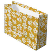 Cute Scandi Daisy Wrapping Large Gift Bag Groot Cadeauzakje (Voorkant Gekanteld)