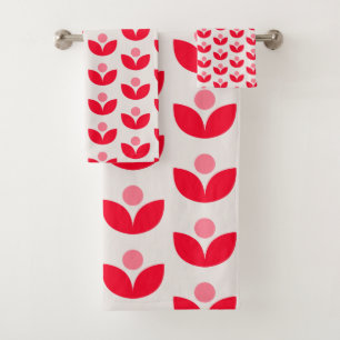 Cute Scandinave Botanique Géométrique Art Rose R