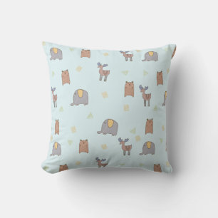 Cute Scandinavian Animals Pattern Kussen