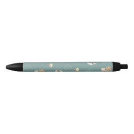 Cute Scandinavian Animals Pattern Zwarte Inkt Pen
