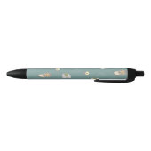 Cute Scandinavian Animals Pattern Zwarte Inkt Pen (Bodem)