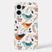 Cute Scandinavian Bird Folk Art Nature Case-Mate iPhone Case (Achterkant)