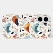 Cute Scandinavian Bird Folk Art Nature Case-Mate iPhone Case (Achterkant (horizontaal))