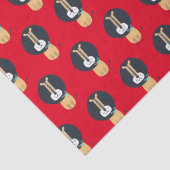 Cute Scandinavian Lion Kinder Pattern Tissuepapier (Detail)