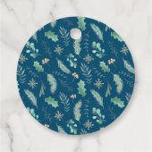 Cute Scandinavian Winter 1e verjaardag Dank u Bedankjes Labels (Achterkant)